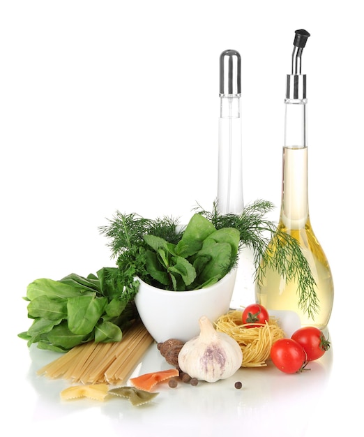 Čerstvé ingrediencie na stole